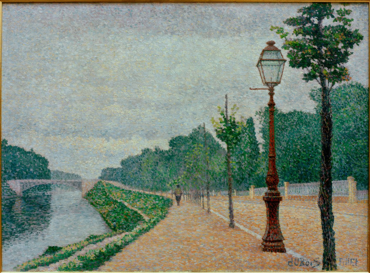 A Szajna partja Neuilly-ben alkotó: Albert Dubois Pillet