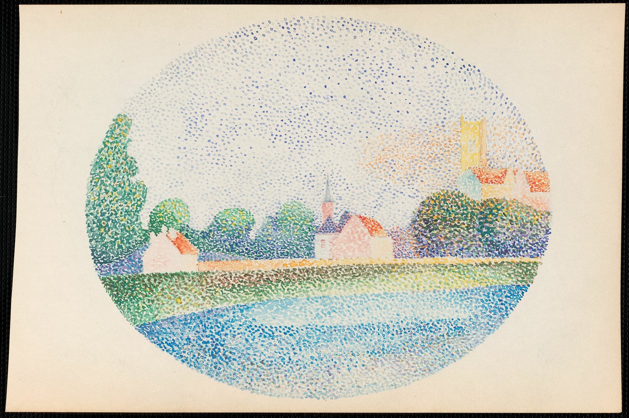 Reggel a Marne-on Meaux-ban alkotó: Albert Dubois Pillet