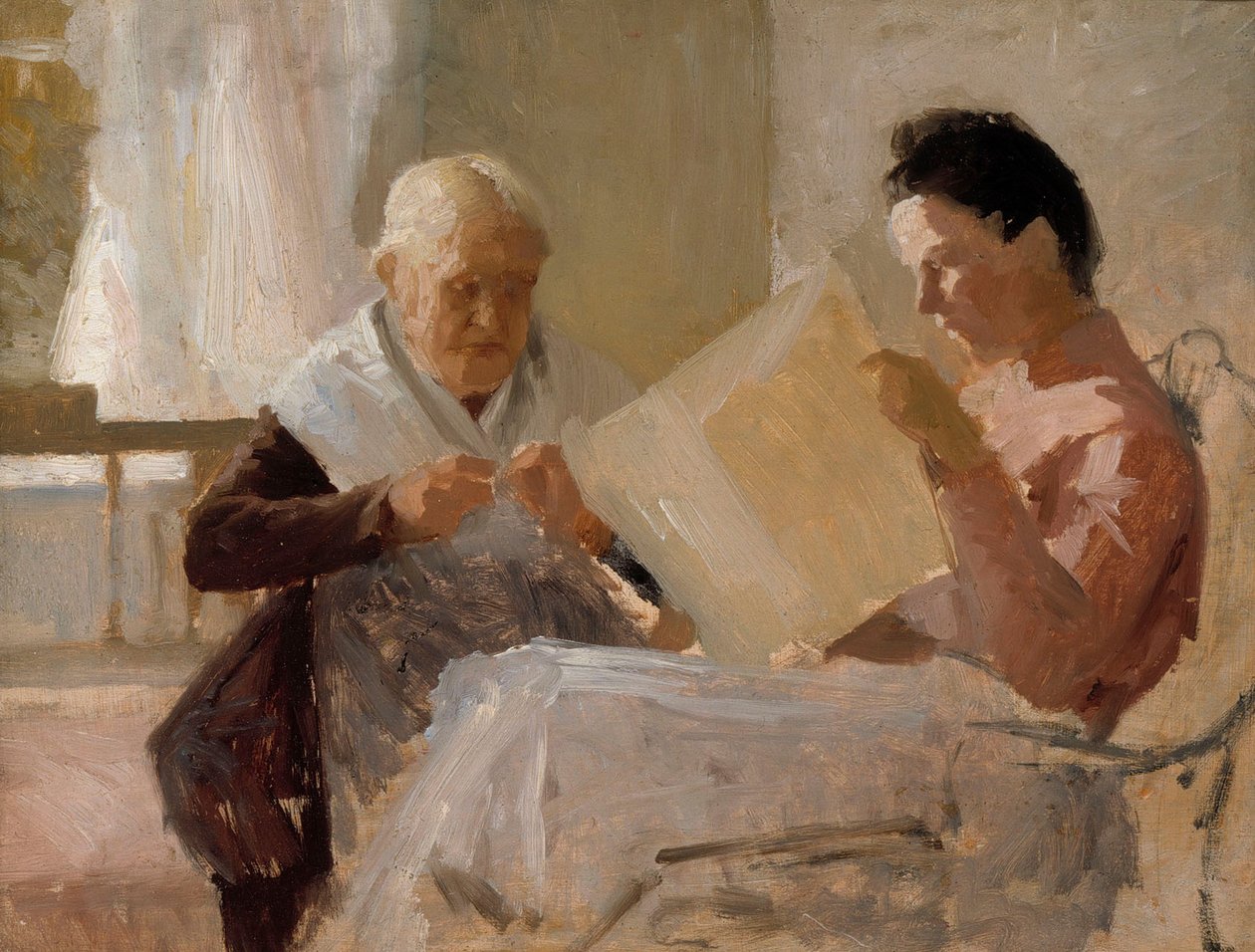 Annie Edelfelt Fredrika Snygggel alkotó: Albert Edelfelt