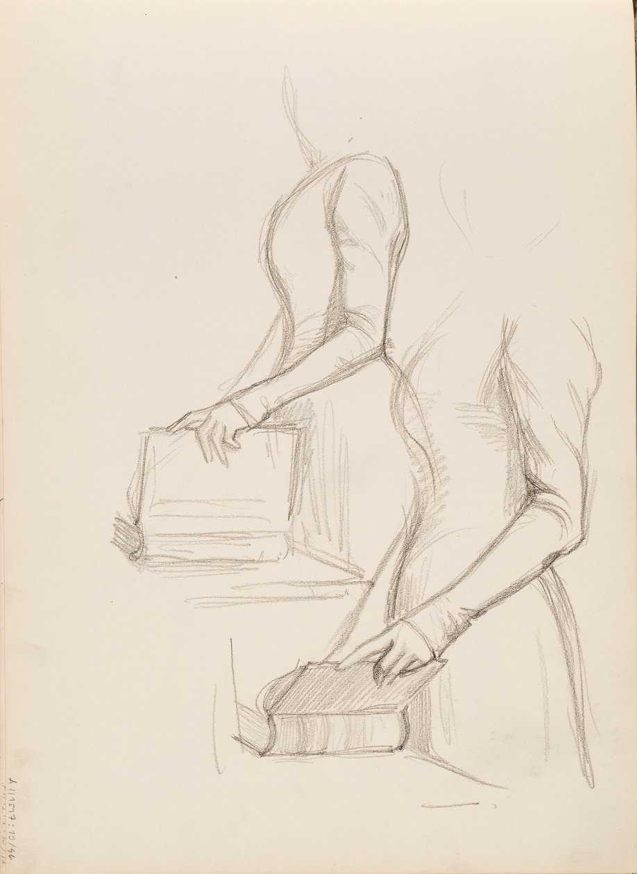 Camille Vallery-Radot, vázlat portréhoz alkotó: Albert Edelfelt