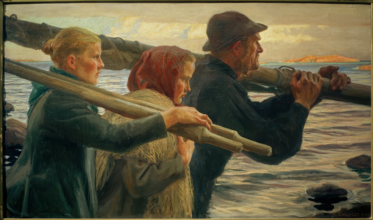 A külső szigetcsoport alkotó: Albert Gustaf Aristides Edelfelt