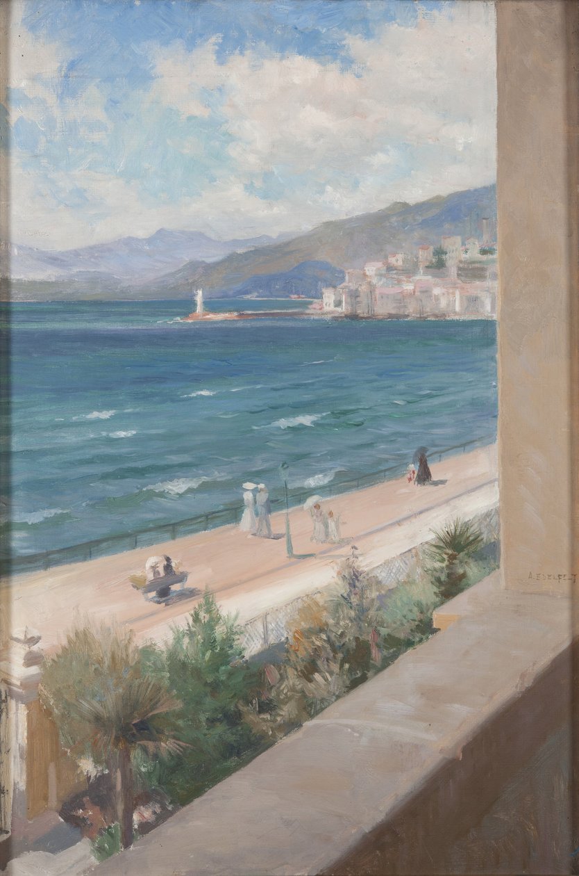 Az ablakomból, Cannes-ban alkotó: Albert Edelfelt