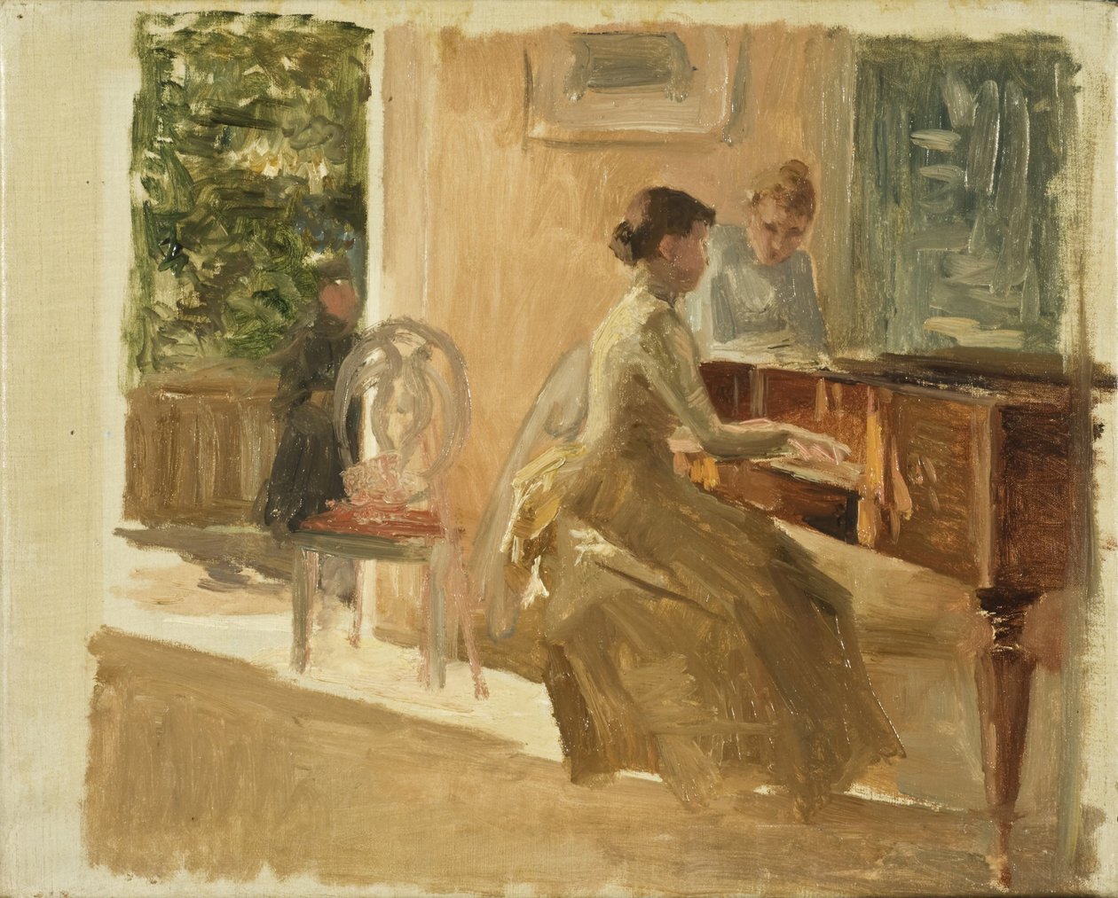 A Haiko-i szalonban alkotó: Albert Edelfelt