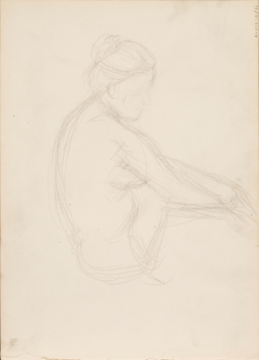 Meztelenül ülni alkotó: Albert Edelfelt