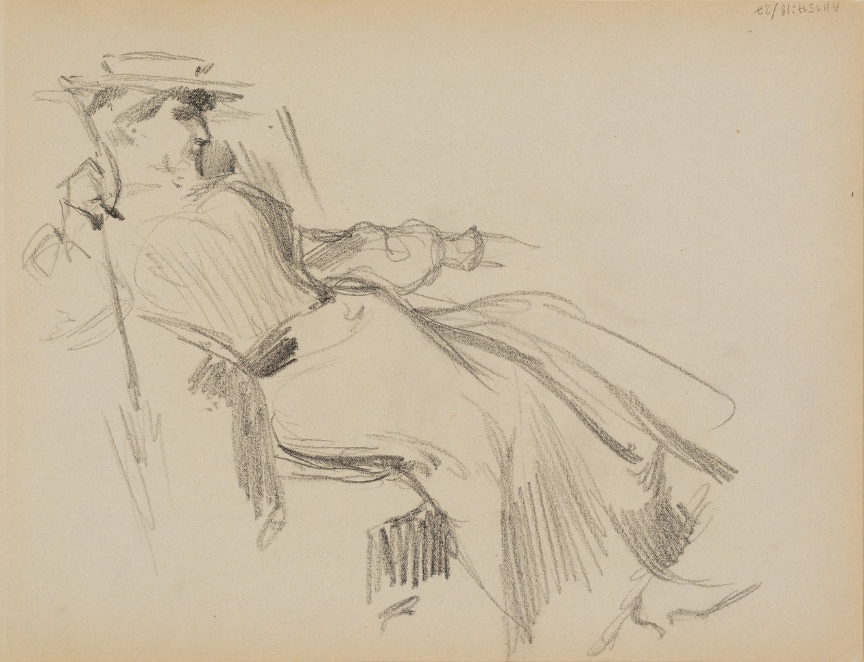 Ülő nő alkotó: Albert Edelfelt