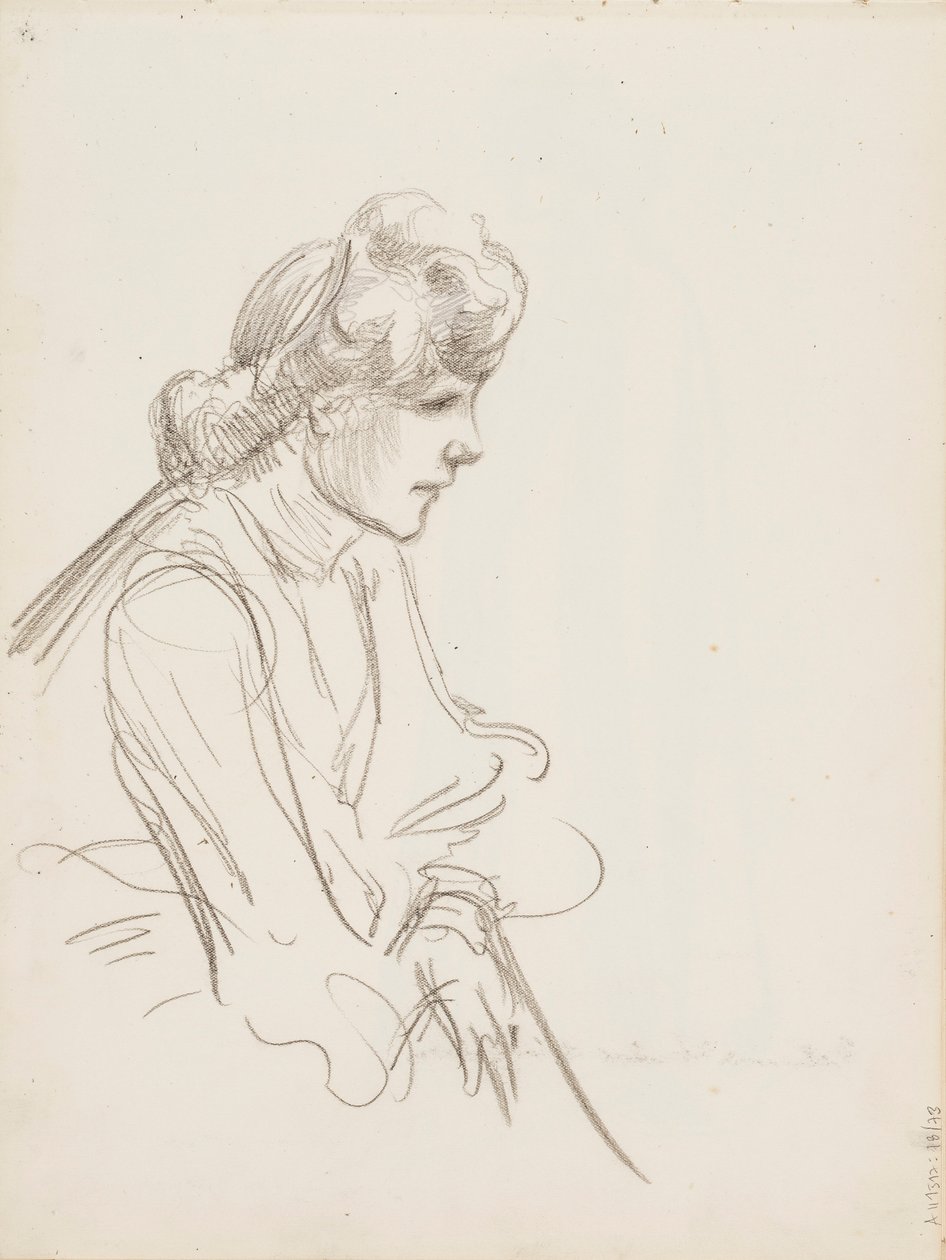Ülő nő alkotó: Albert Edelfelt