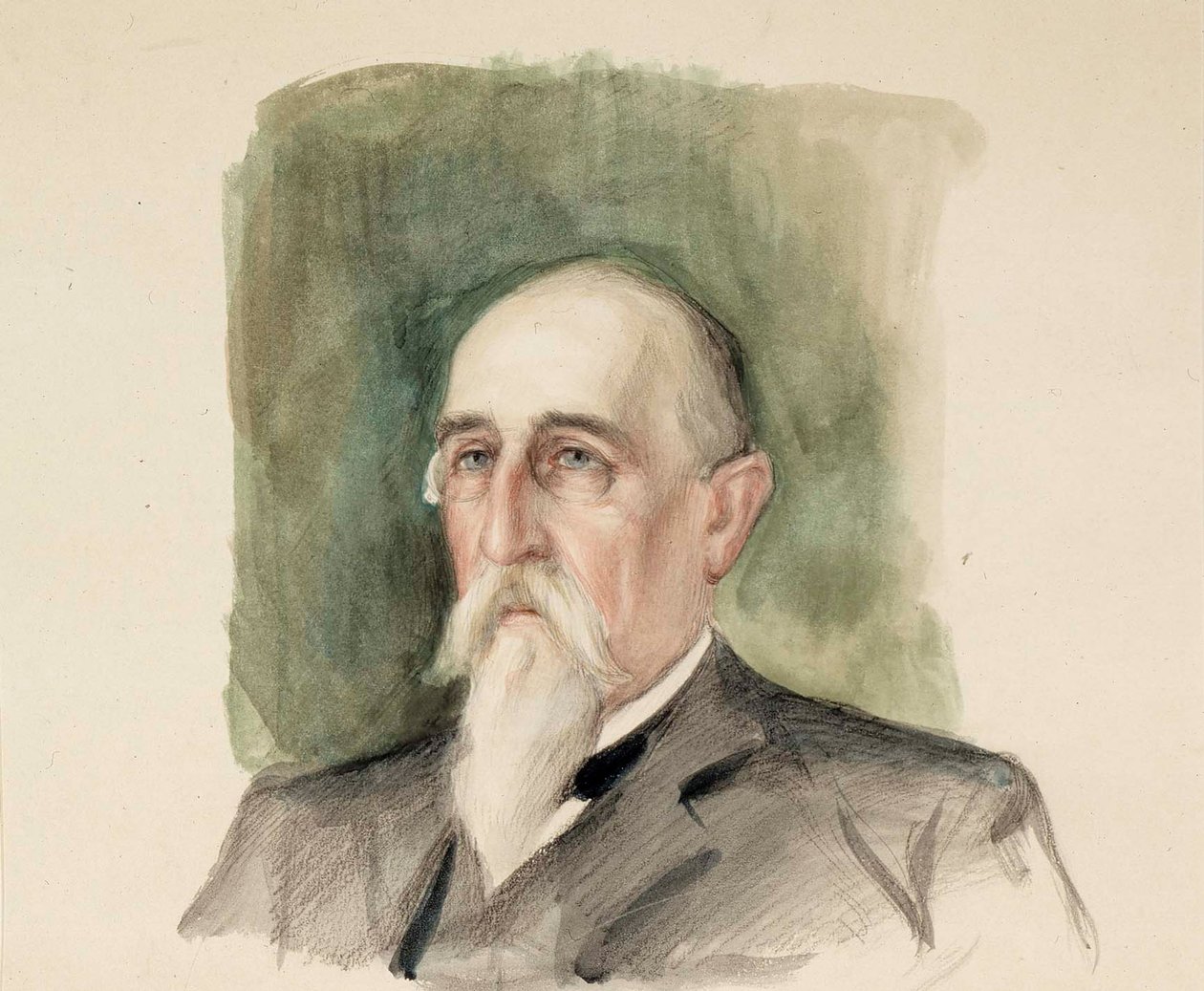 Leo Mechelin, portrétvázlat alkotó: Albert Edelfelt