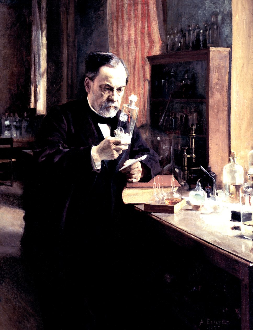 Louis Pasteur, 1885 alkotó: Albert Gustaf Aristides Edelfelt