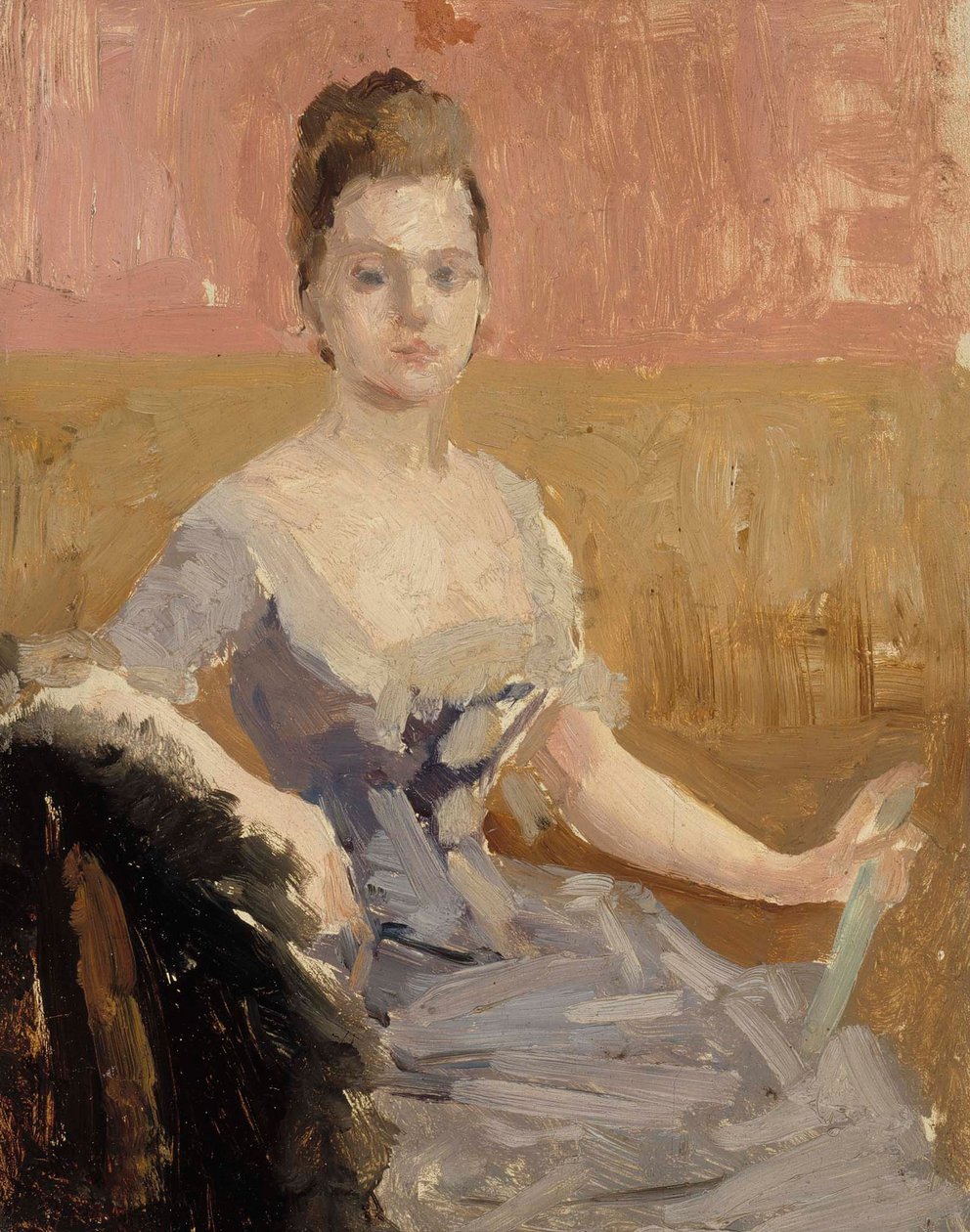 Augusta Lewenhaupt grófnő portrévázlata alkotó: Albert Edelfelt