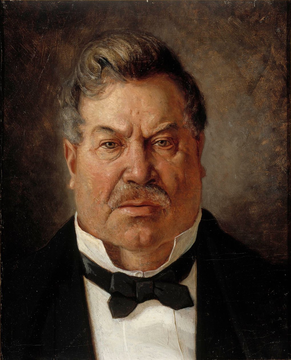 August Streng portréja alkotó: Albert Edelfelt