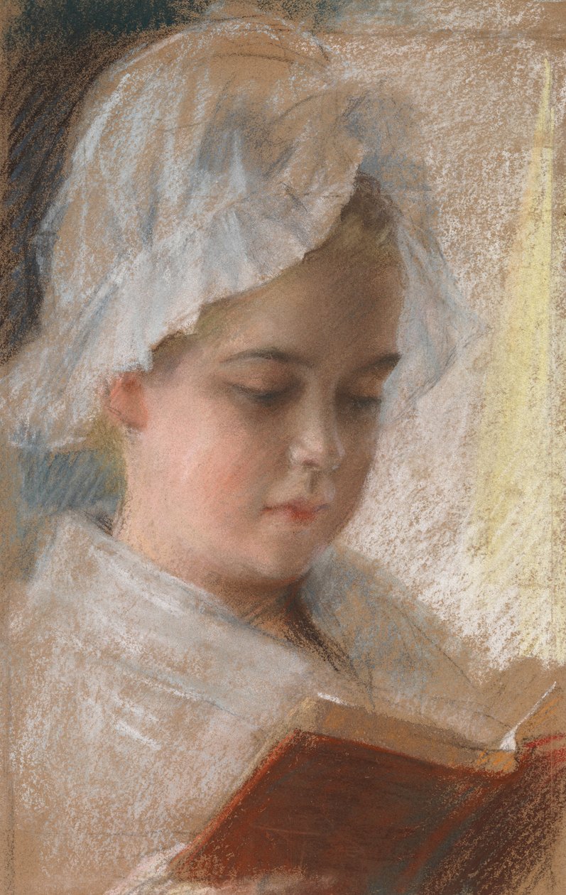 Berta Edelfelt portréja, vázlat alkotó: Albert Edelfelt