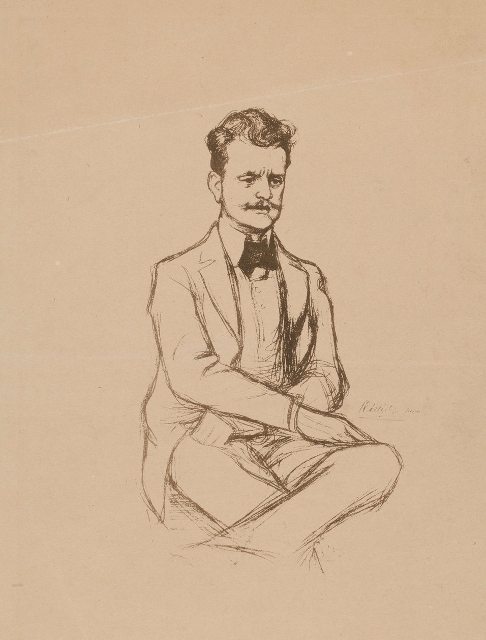 Jean Sibelius portréja alkotó: Albert Edelfelt