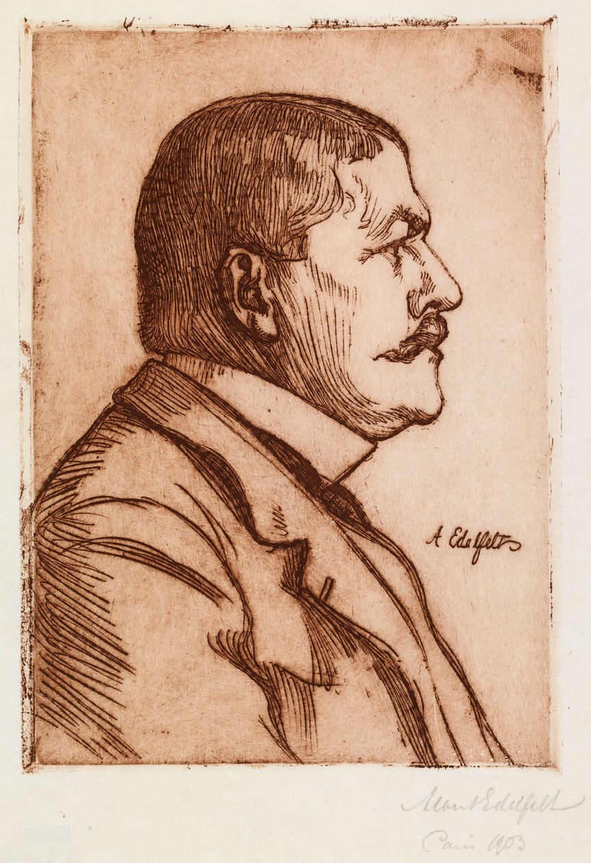 Jean-Baptiste Pasteur miniszter portréja alkotó: Albert Edelfelt