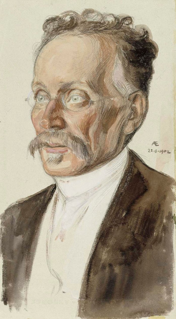 J. W. Runeberg professzor portréja alkotó: Albert Edelfelt