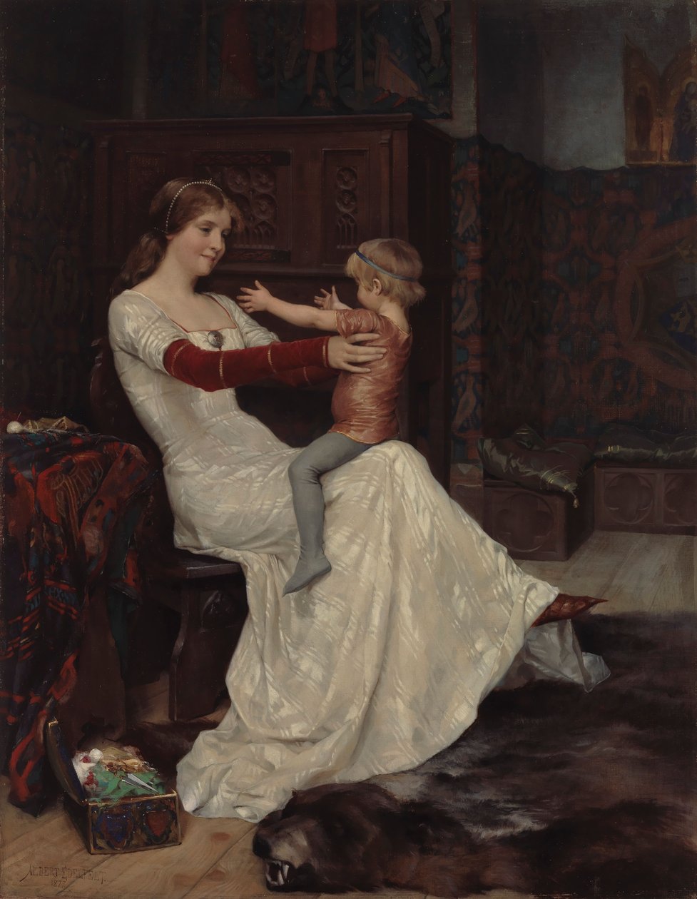 Bianca királynő alkotó: Albert Edelfelt