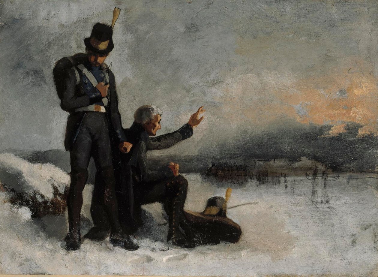 Jelenet a finn háborúból alkotó: Albert Edelfelt