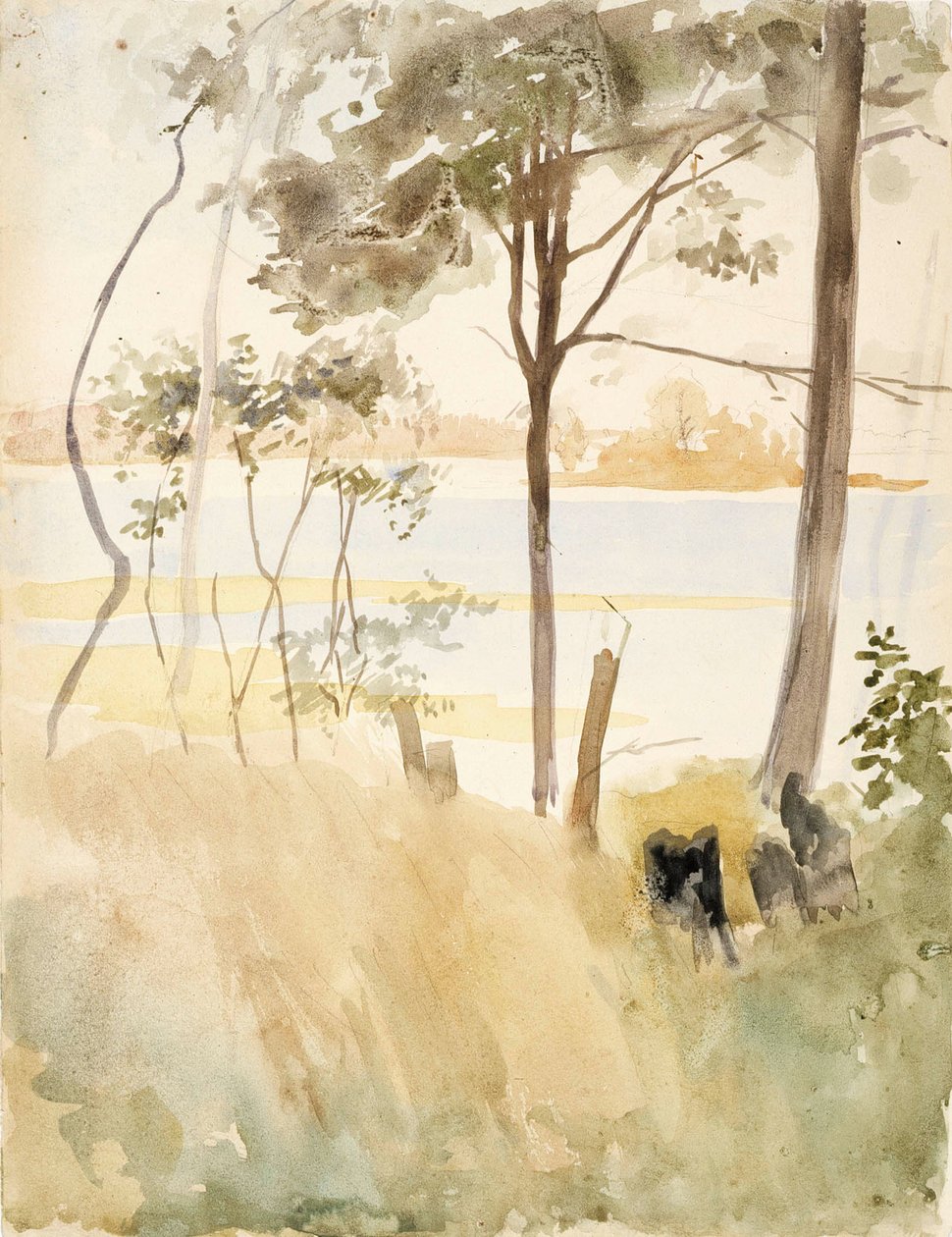 A Haikko-i tengerpart ősszel alkotó: Albert Edelfelt
