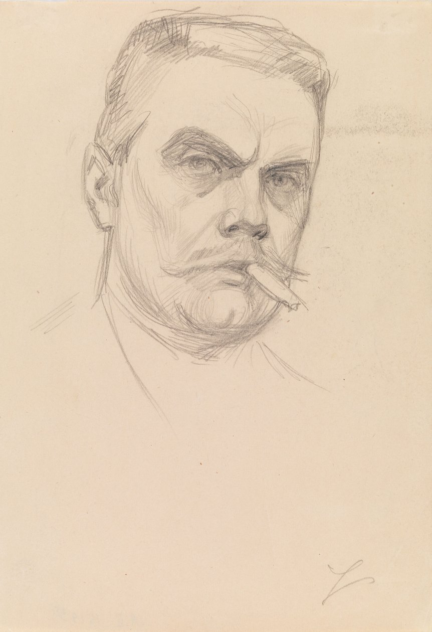 Önarckép szivarral alkotó: Albert Edelfelt