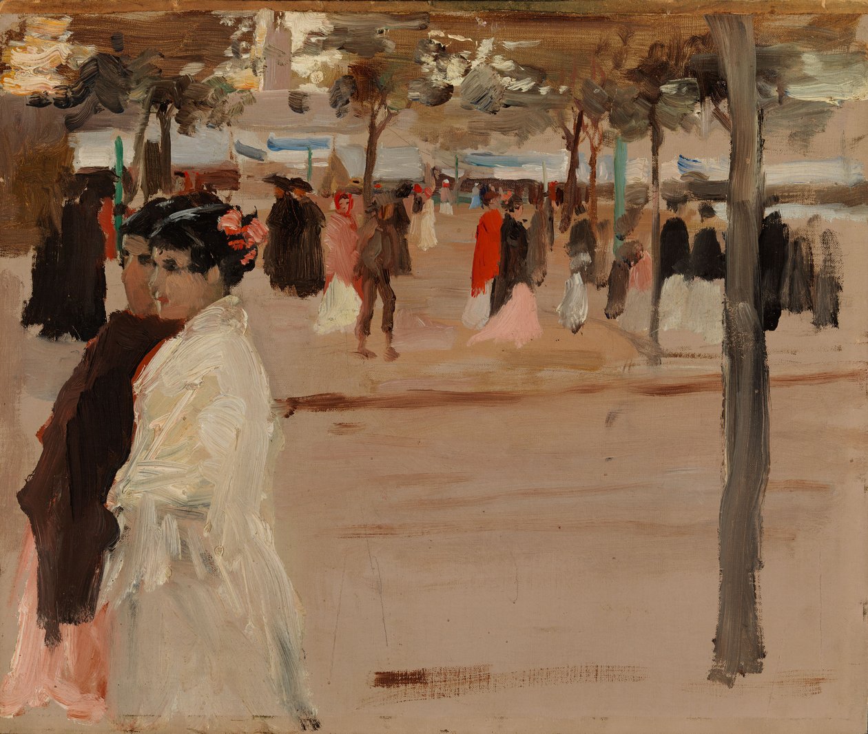 Tanulmány a sevillai parti úthoz alkotó: Albert Edelfelt