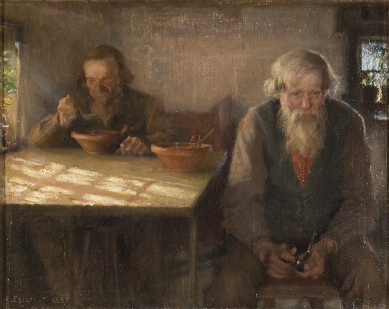 A pihenőnap alkotó: Albert Edelfelt