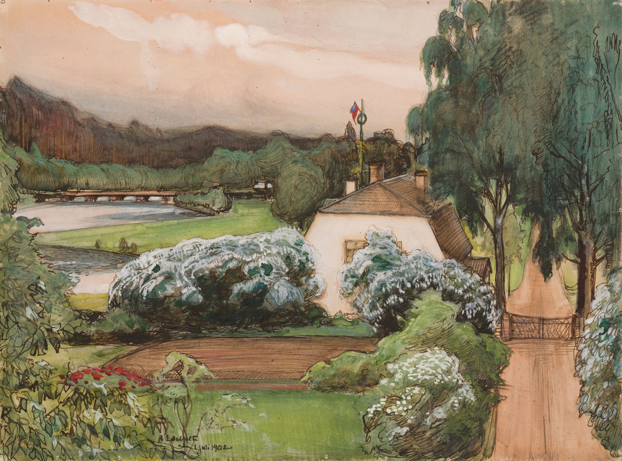 A Saari-birtokon található előmunkás-ház alkotó: Albert Edelfelt