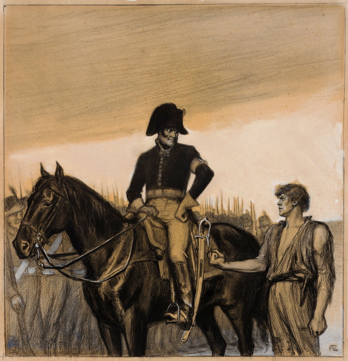 Ez az öklöm a védelmem (eredeti illusztráció a „Tales of Ensign Stål” című sorozathoz) alkotó: Albert Edelfelt
