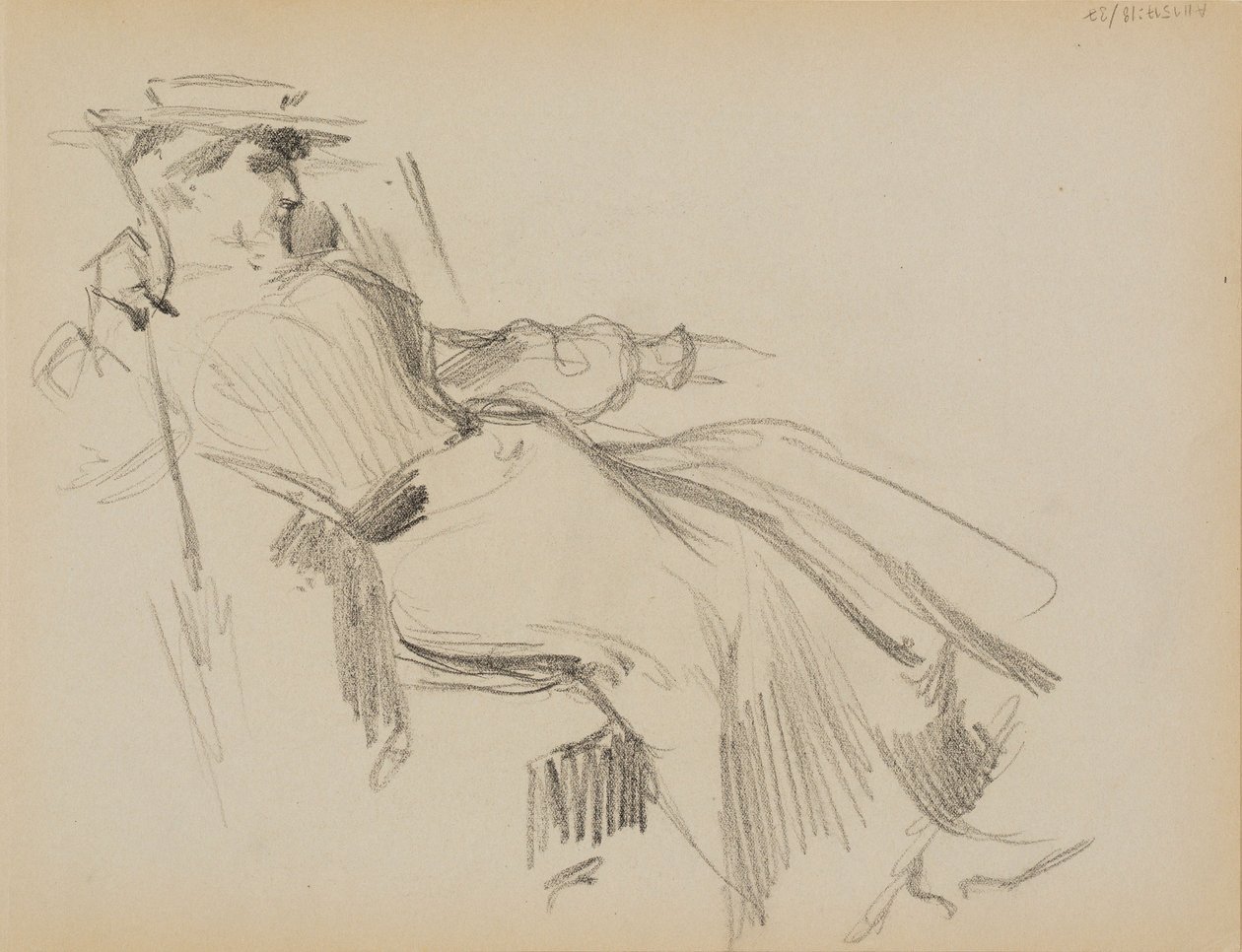 Ülő nő alkotó: Albert Edelfelt
