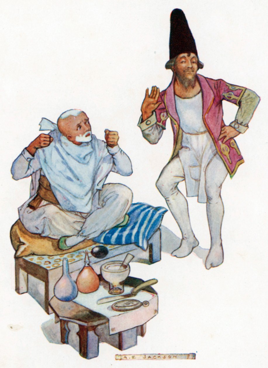 "Nyugodj meg, gazdám" (színes litográfia) alkotó: Albert Edward Jackson