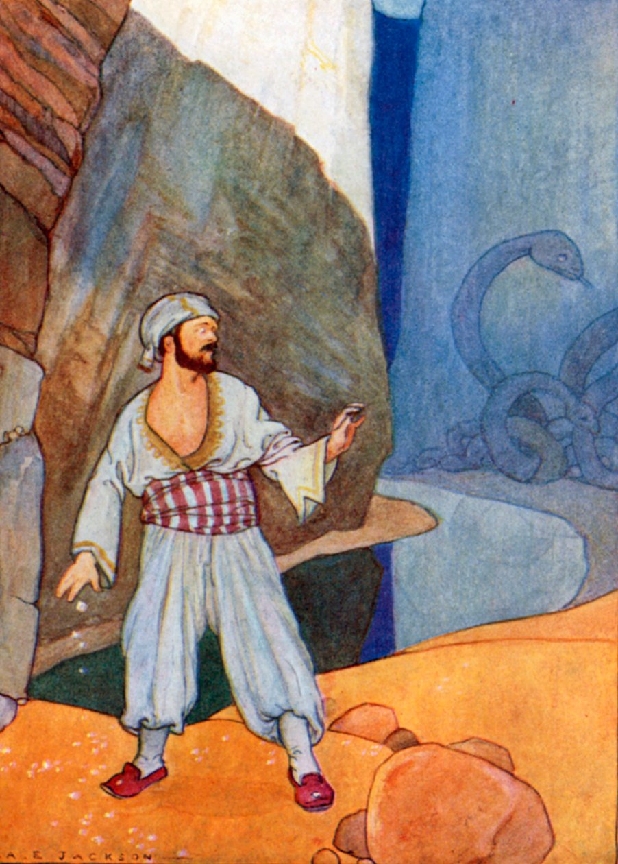 Öröme hamarosan elpusztult (színes lithó) alkotó: Albert Edward Jackson