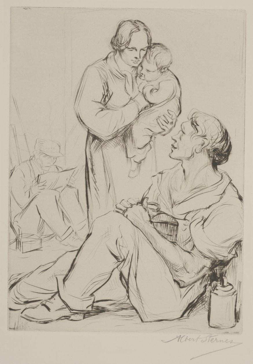 Dél (maratás és szárazhús) alkotó: Albert Edward Sterner