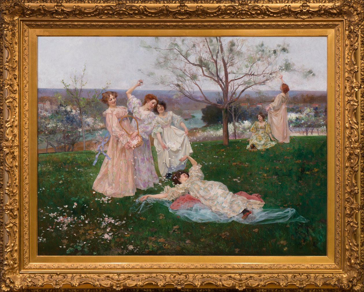 Tavaszi virágok, 1897 körül alkotó: Albert Emile Artigue