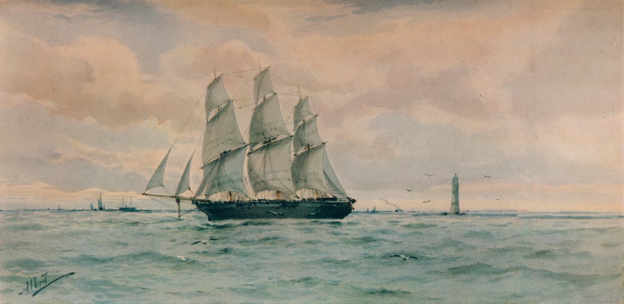 Tengeri tájkép, 1895 alkotó: Albert Ernest Markes