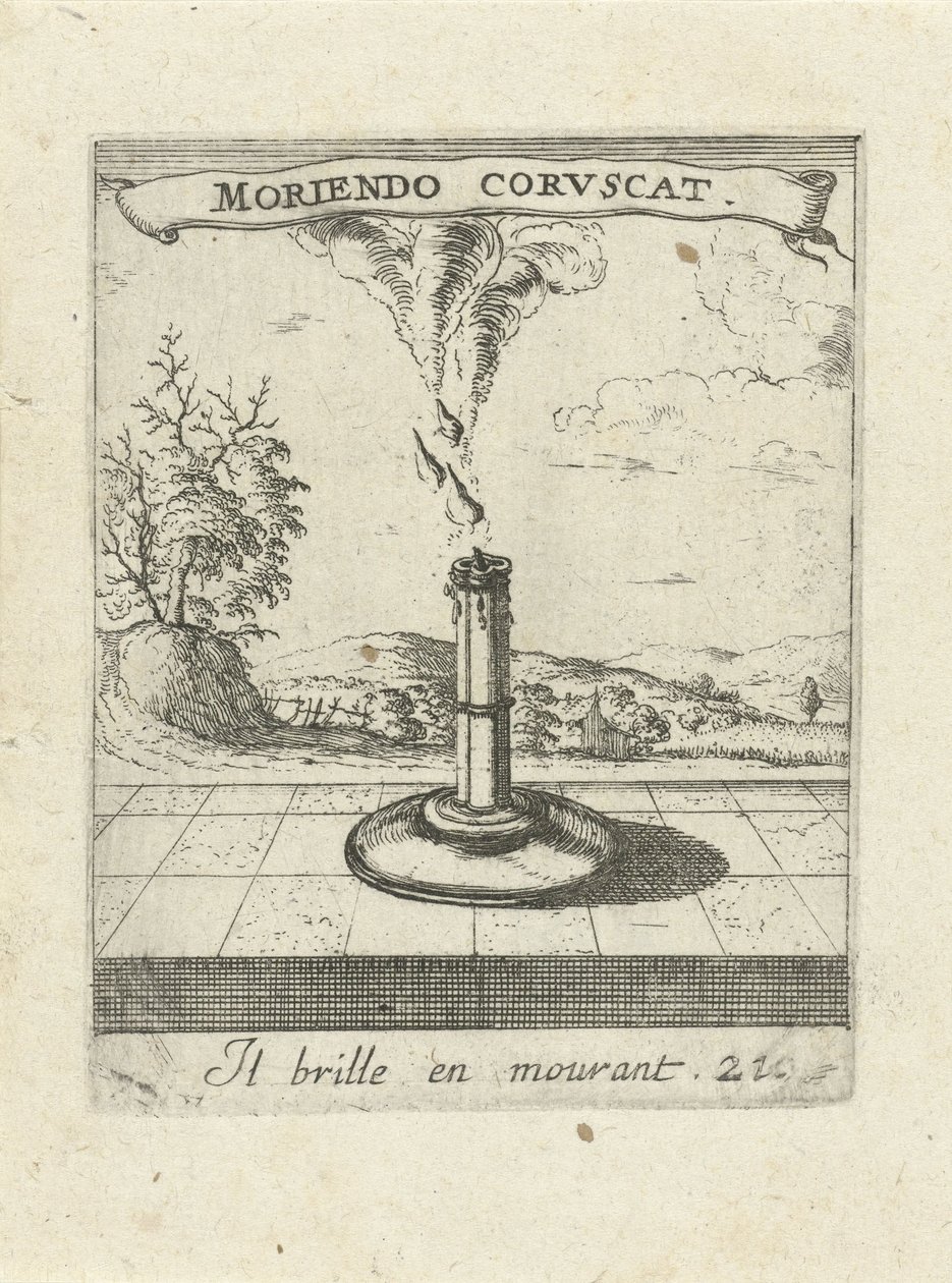 Égő gyertya Moralizing Love Emblems (sorozat címe) Devises et emblesmes d