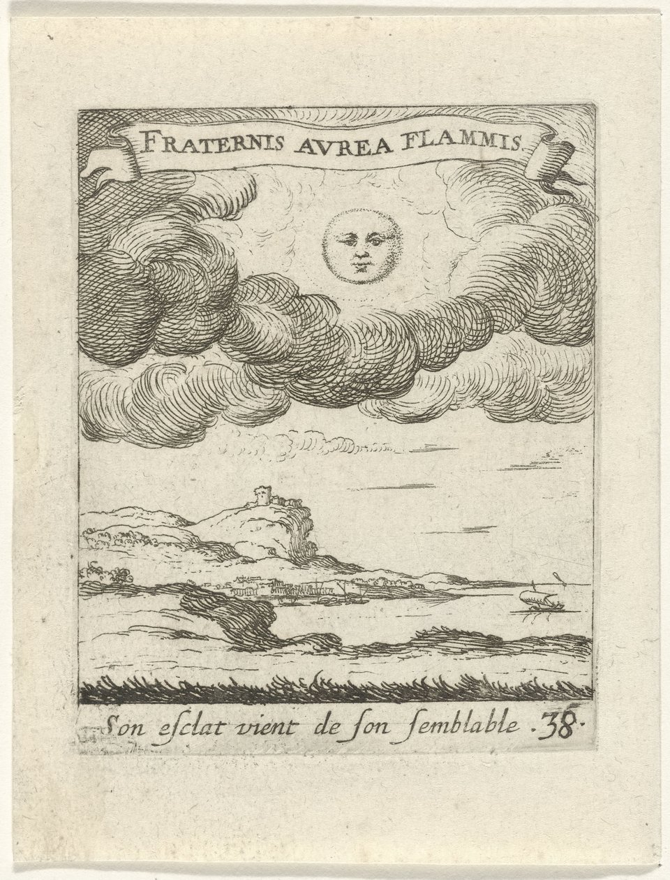Táj a Hold Moralizing Love Emblems (sorozat címe) Devises et emblèmes d