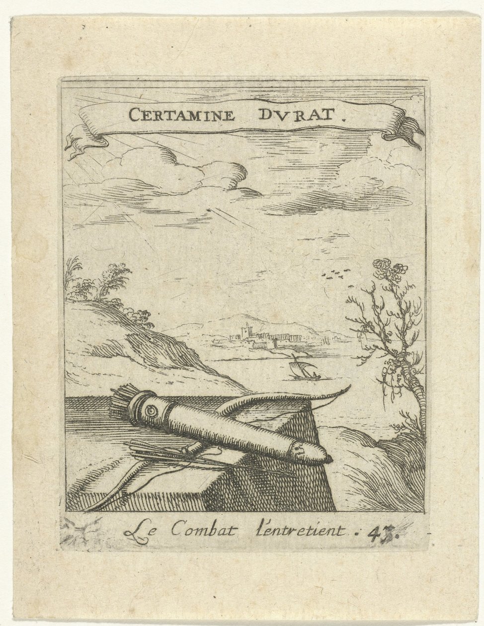 Íj és nyíl Moralizing Love Emblems (sorozat címe) Devises et emblesmes d