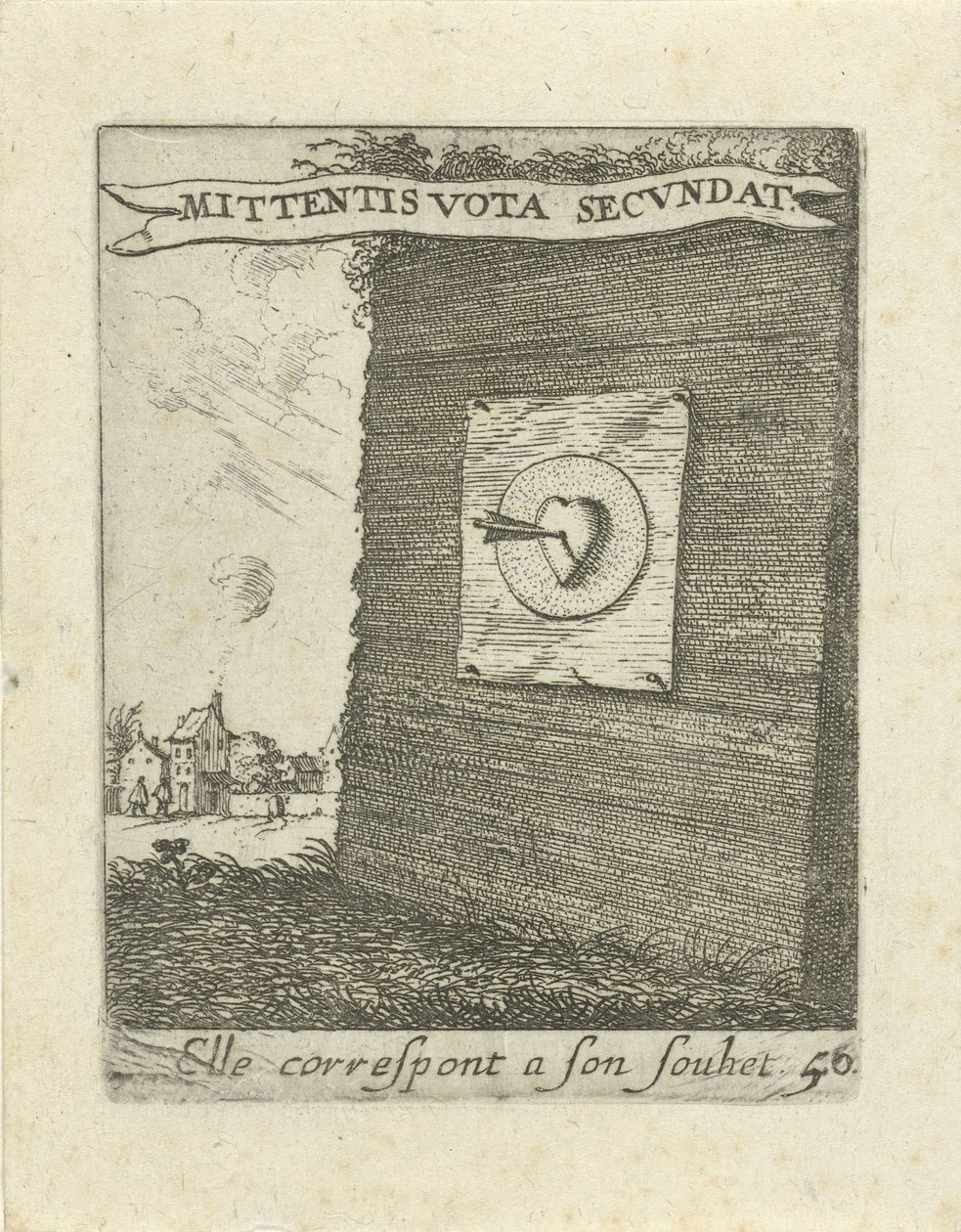 Nyíl a szív közepén Moralizing Love Emblems (sorozat címe) Devises et emblesmes d