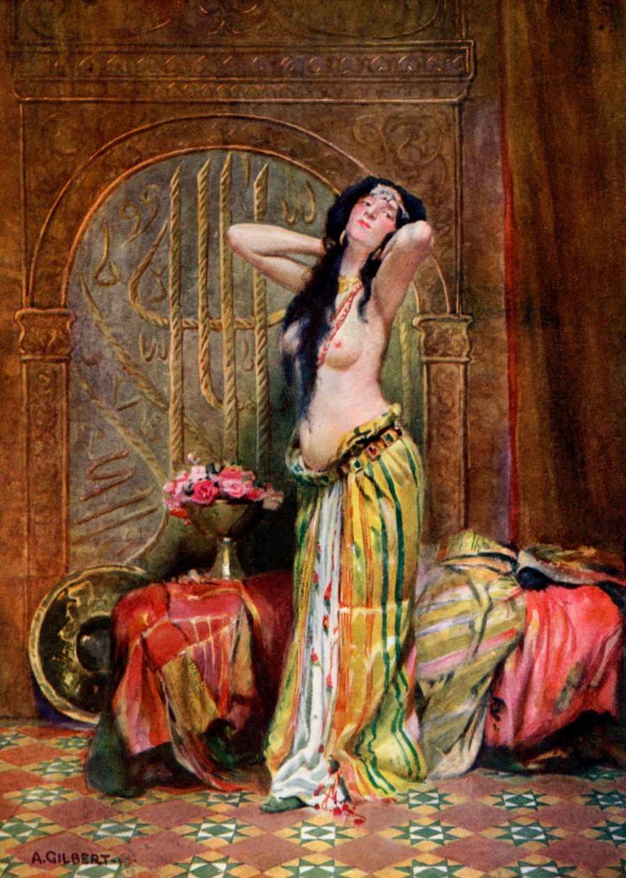 Keleti lány, 1908-1909. alkotó: Albert Gilbert