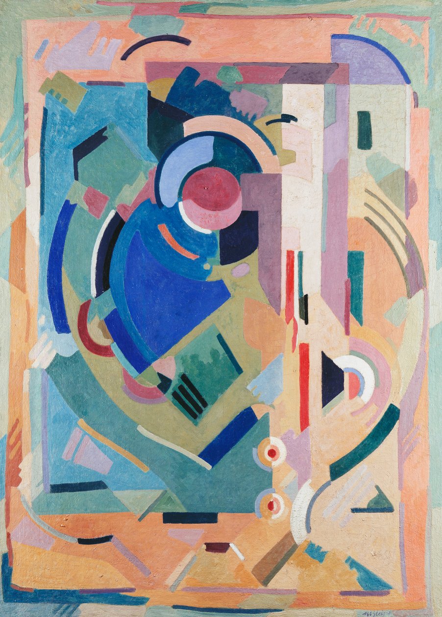 Absztrakt kompozíció; Absztrakt kompozíció alkotó: Albert Gleizes