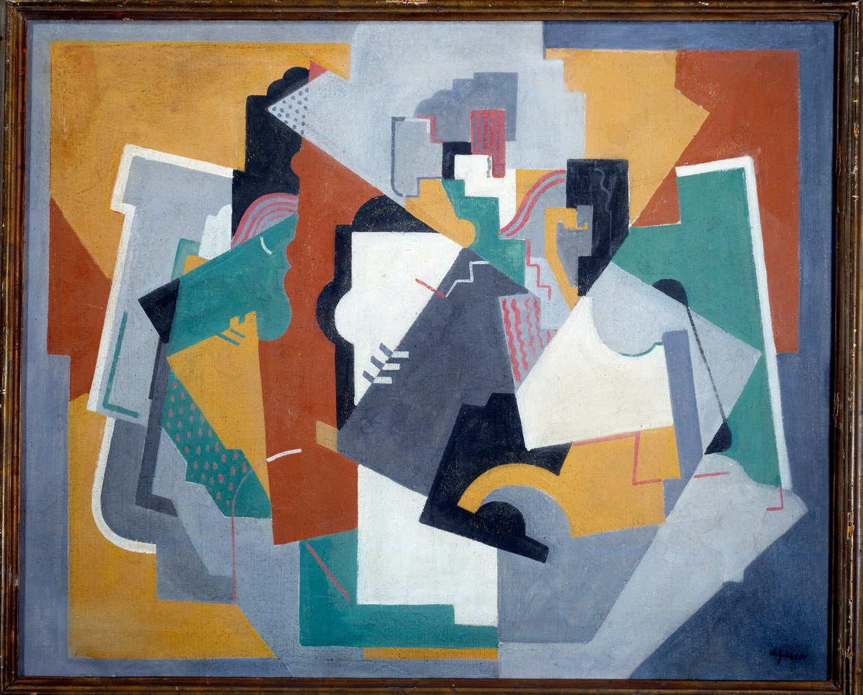 Kompozíció, 20. század (olaj, vászon) alkotó: Albert Gleizes