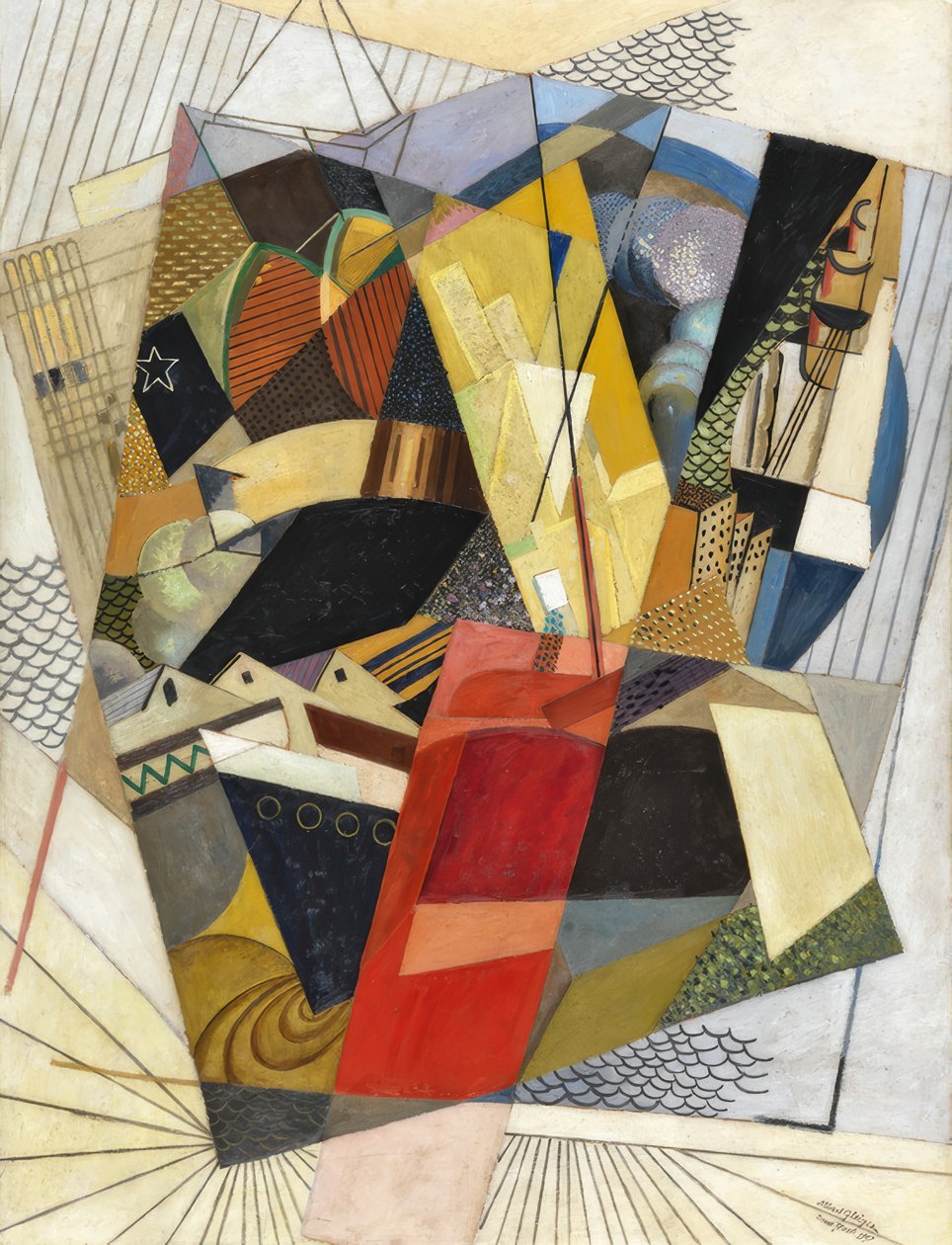 A kikötőben alkotó: Albert Gleizes