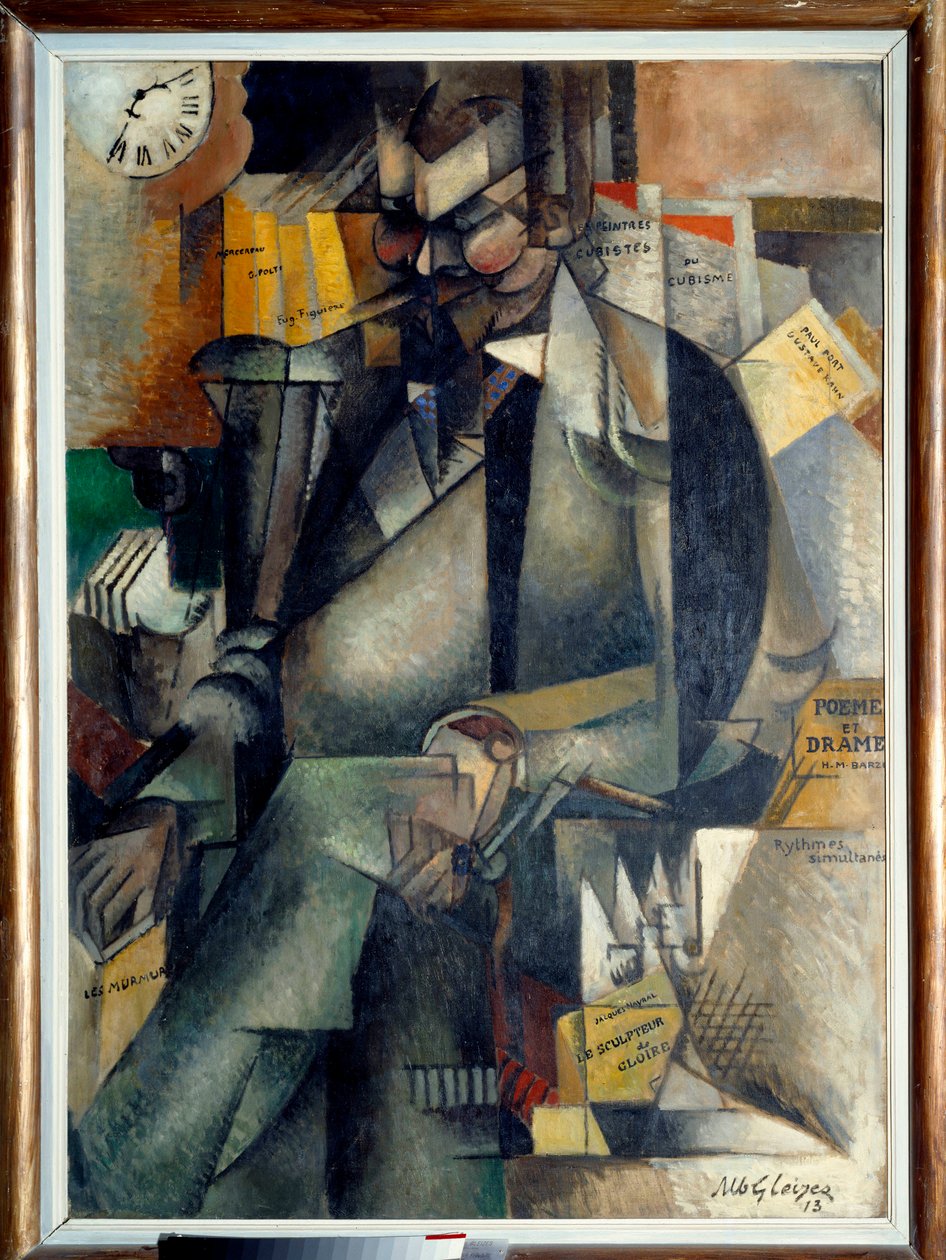 Eugene Figuiere, francia szerkesztő portréja alkotó: Albert Gleizes