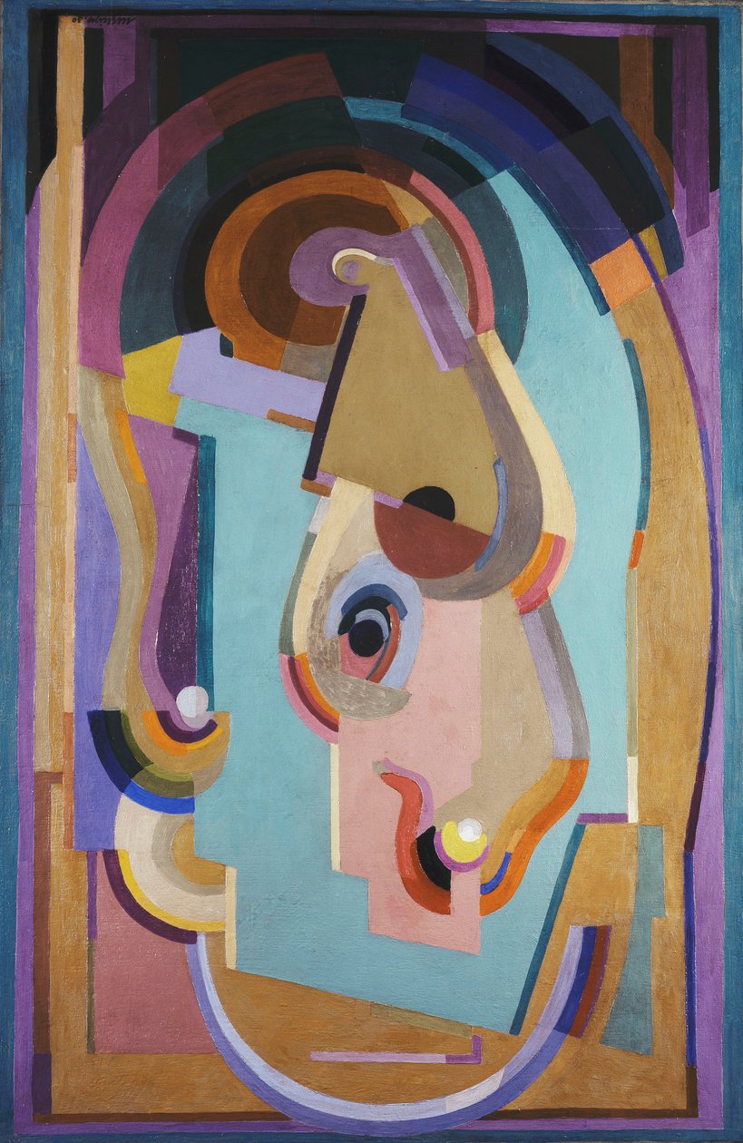 Lila és zöld összetétel; Composition Violet et Vert (lila és függőleges összetétel) alkotó: Albert Gleizes