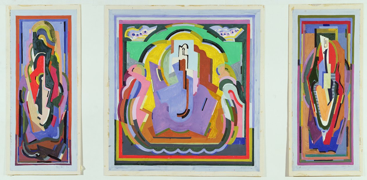 Tanulmány egy triptichonhoz alkotó: Albert Gleizes