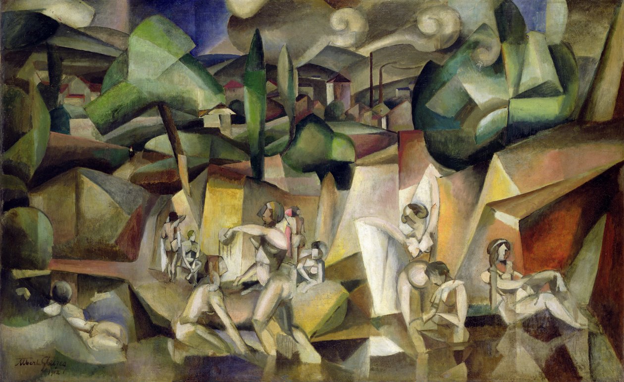 A fürdőzők alkotó: Albert Gleizes