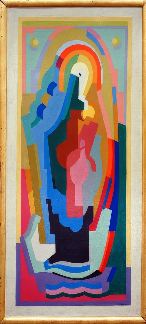 A Szent Szűz egy glóriában alkotó: Albert Gleizes