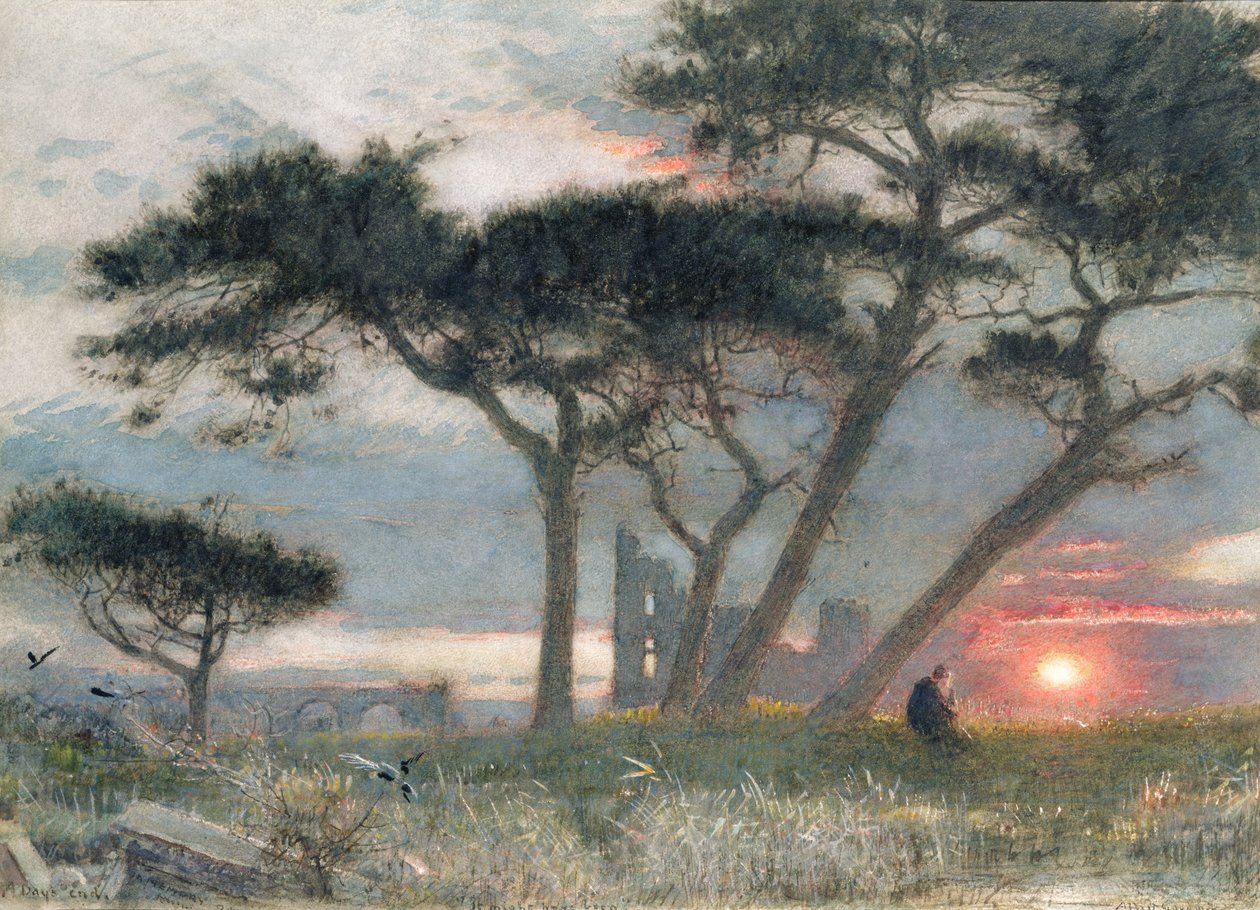 Egy nap vége: Lehetett volna (wc és testszín papíron) alkotó: Albert Goodwin