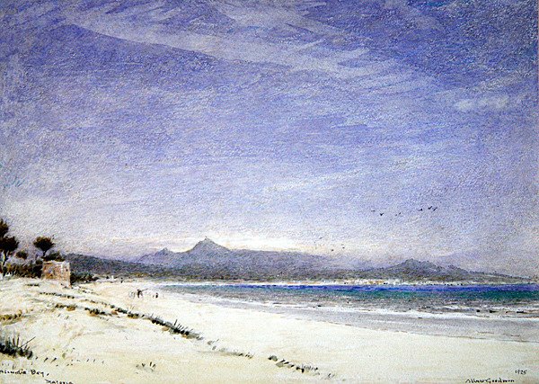 Alcudia-öböl, Mallorca alkotó: Albert Goodwin