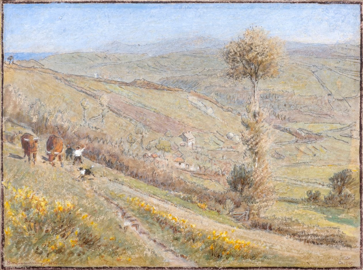 Berryharbour-völgy, N.Devon alkotó: Albert Goodwin