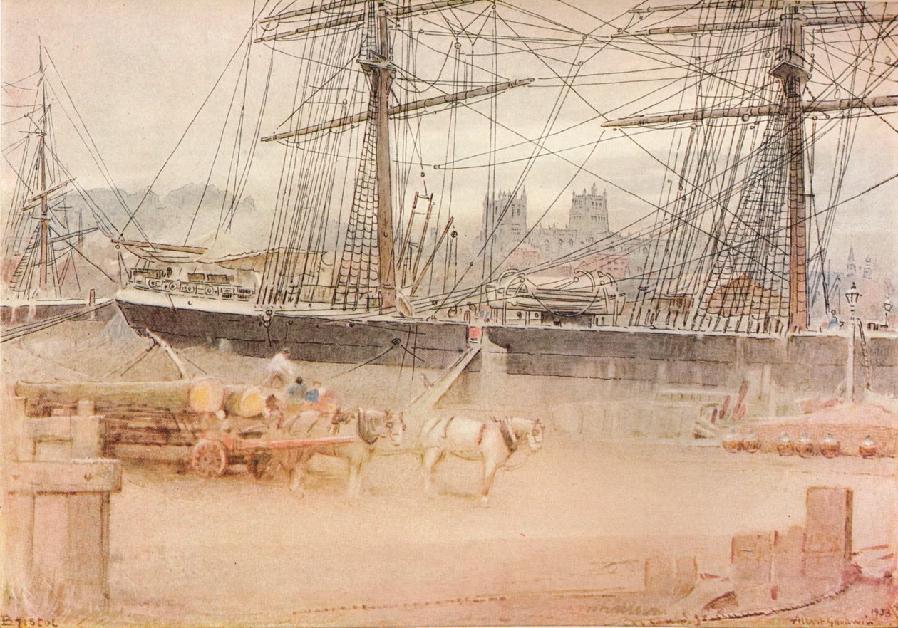 Bristol, 1903 alkotó: Albert Goodwin