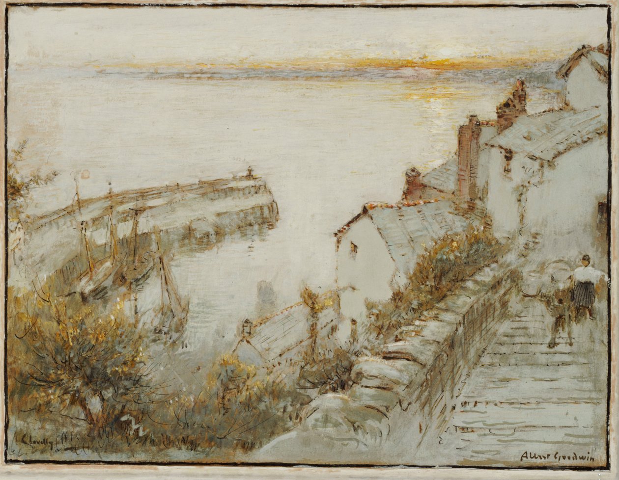 Clovelly alkotó: Albert Goodwin